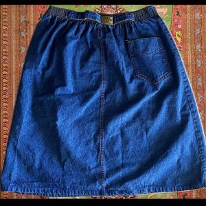 Vintage Sasson Denim Skirt